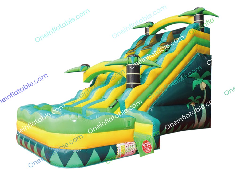 17' Tropical Curvy Water Slide