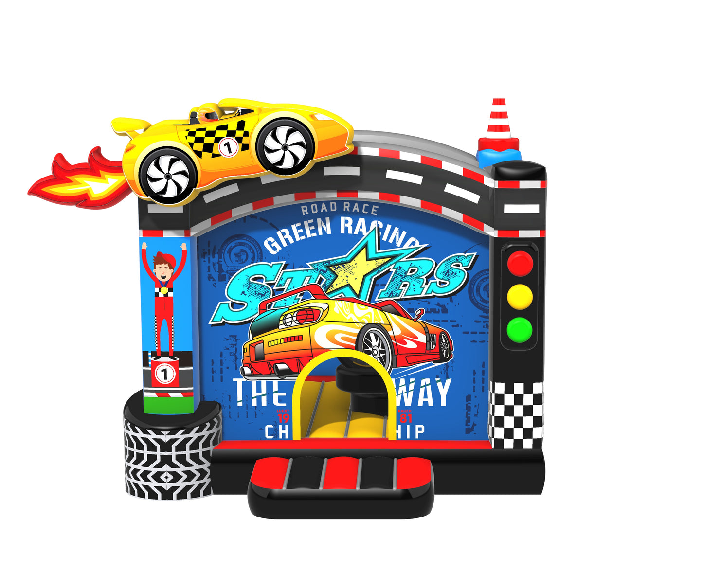 Racing Car Bounce House