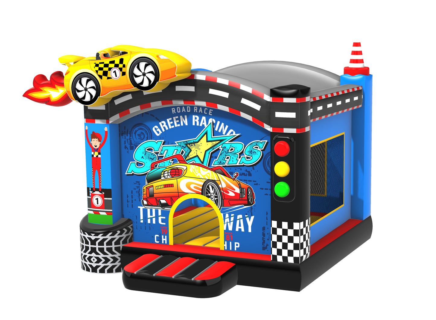 Racing Car Bounce House