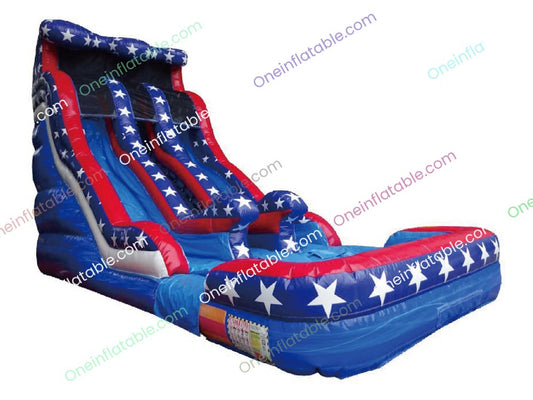 17' American Stars Water Slide