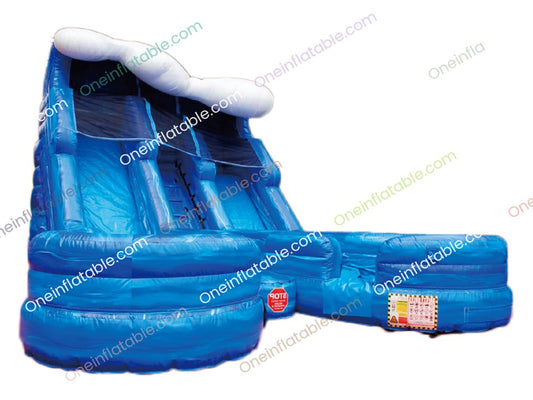 17' Dual Wild Wave Water Slide